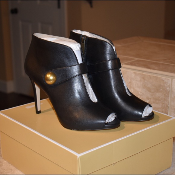 MICHAEL Michael Kors Shoes - MICHAEL Michael Kors Agnes Open Toe Bootie MICHAEL Michael Kors Shoes - MICHAEL Michael Kors Agnes Open Toe Bootie